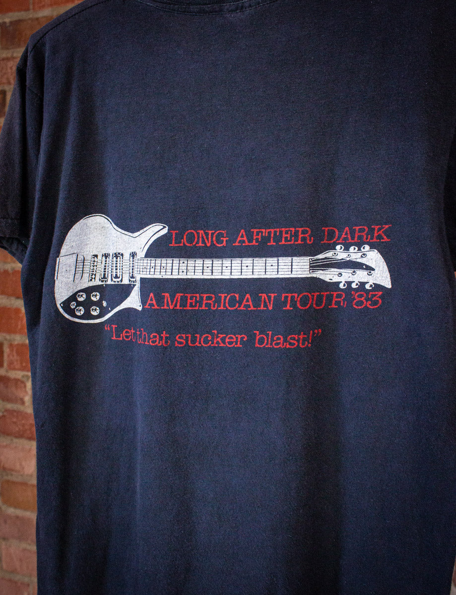 Vintage Tom Petty and the Heartbreakers Long After Dark Concert T Shirt 1983 Black Medium