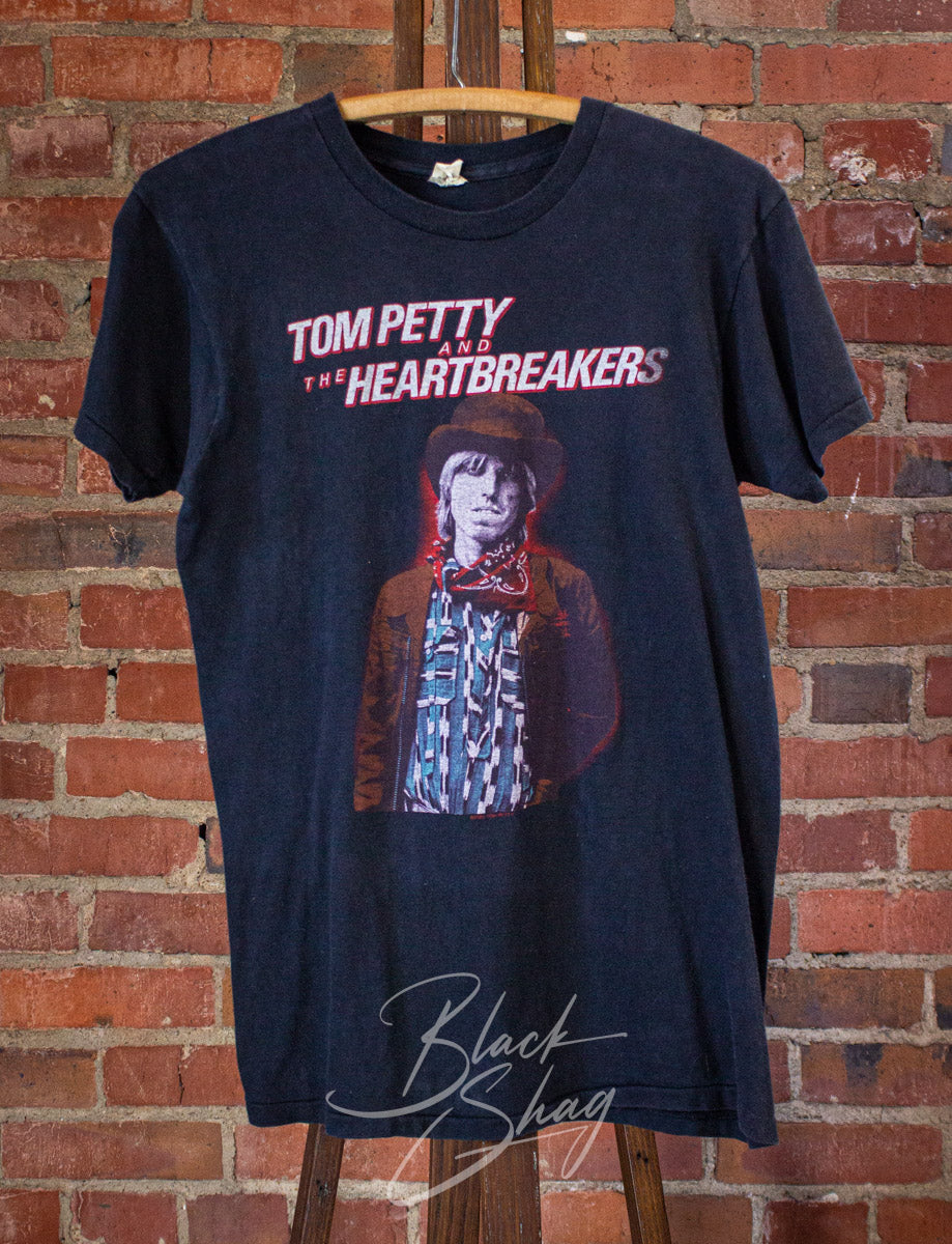 Vintage Tom Petty and the Heartbreakers Long After Dark Concert T Shirt 1983 Black Medium