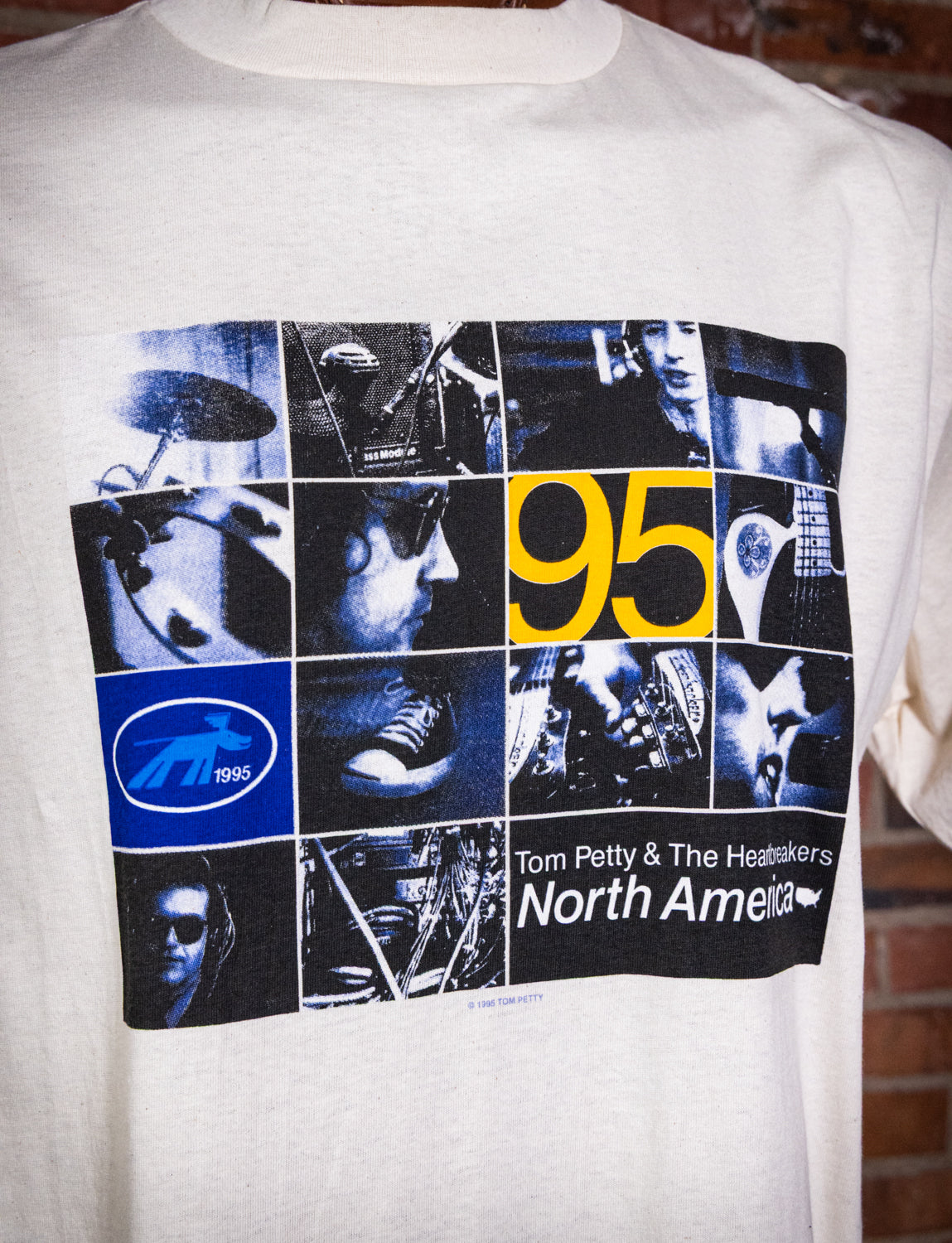 Vintage 1995 Tom Petty & The Heartbreakers North American Tour Concert T Shirt XL