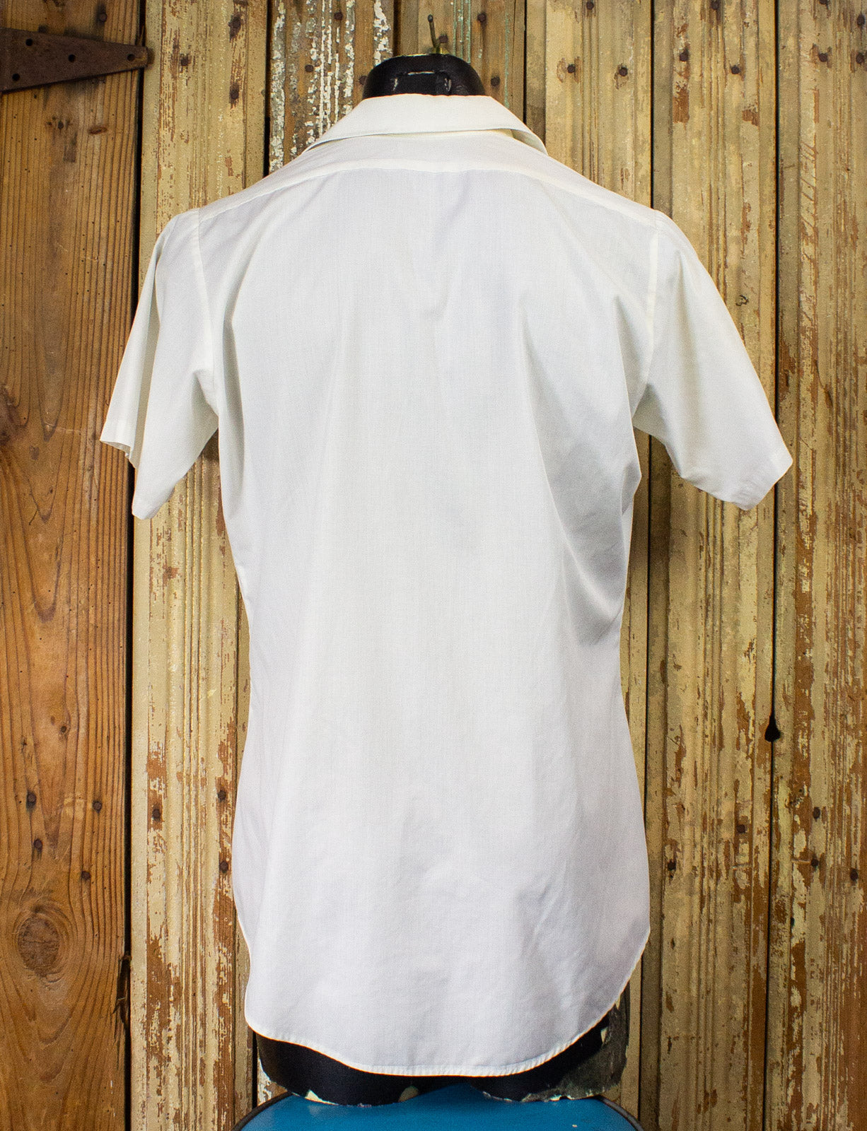 Vintage Towncraft White Button Up Shirt 60s Large