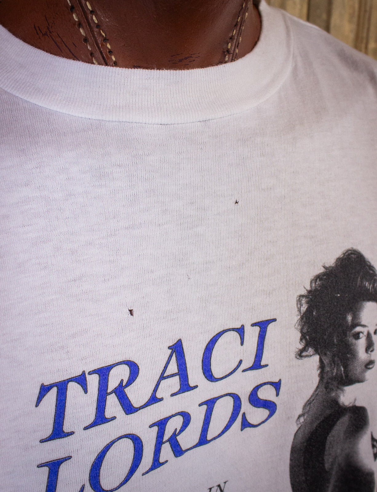 Vintage Traci Lords Ice Movie Promo Graphic T Shirt 1994 White XL
