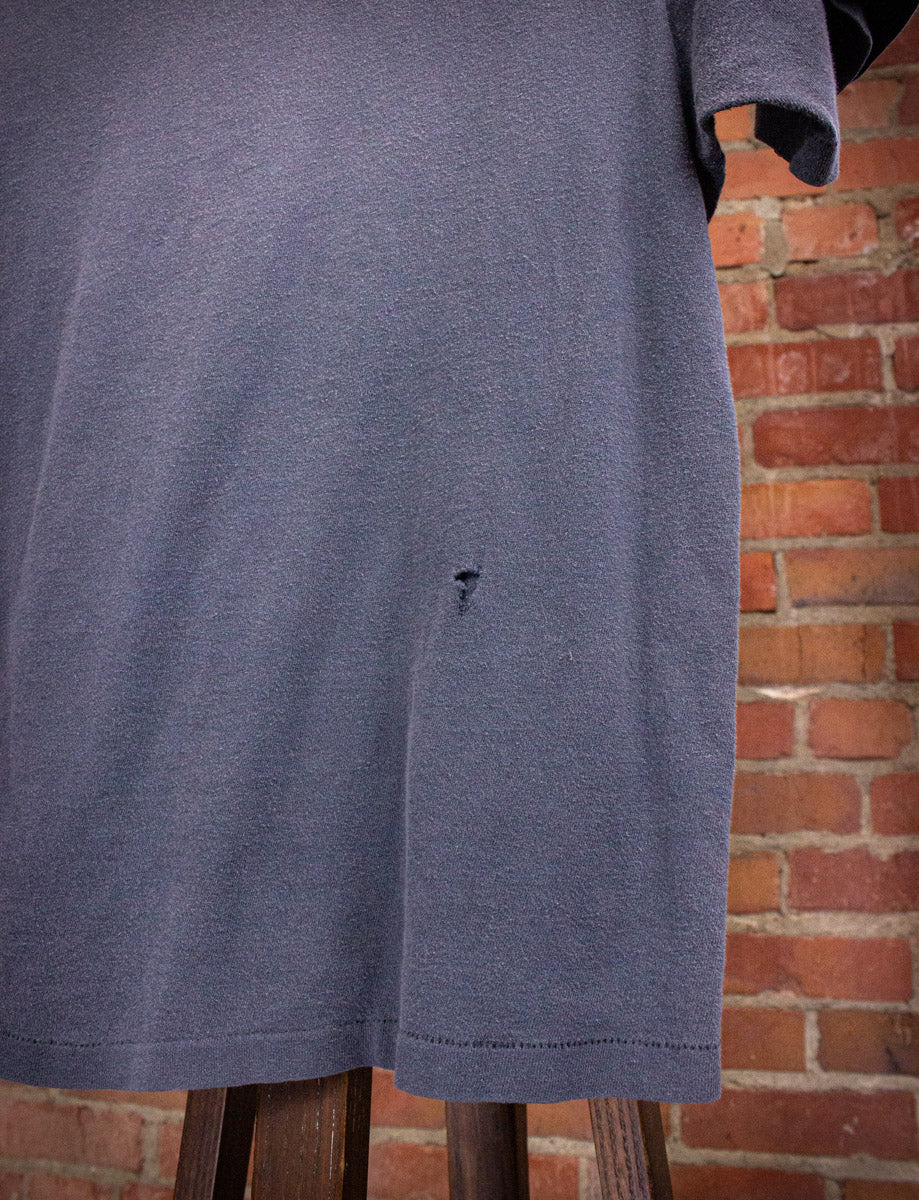 Vintage Train Run Graphic T Shirt 1986 Small