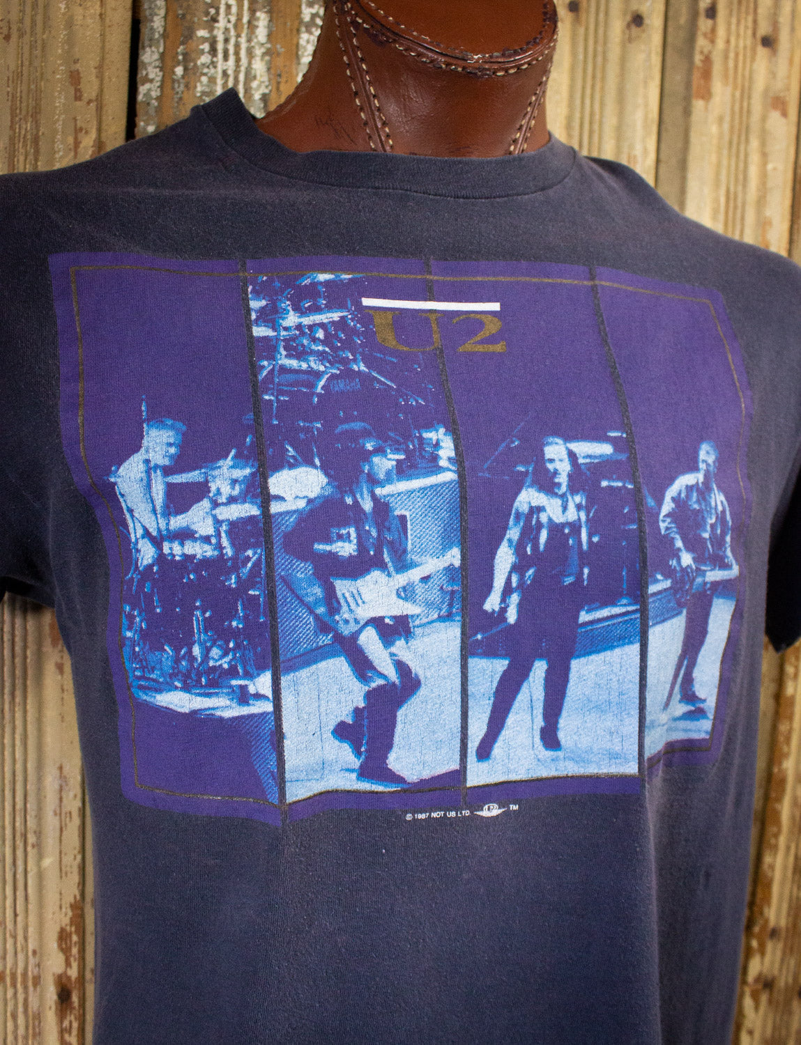 Vintage U2 Joshua Tree Concert T Shirt 1987 Large