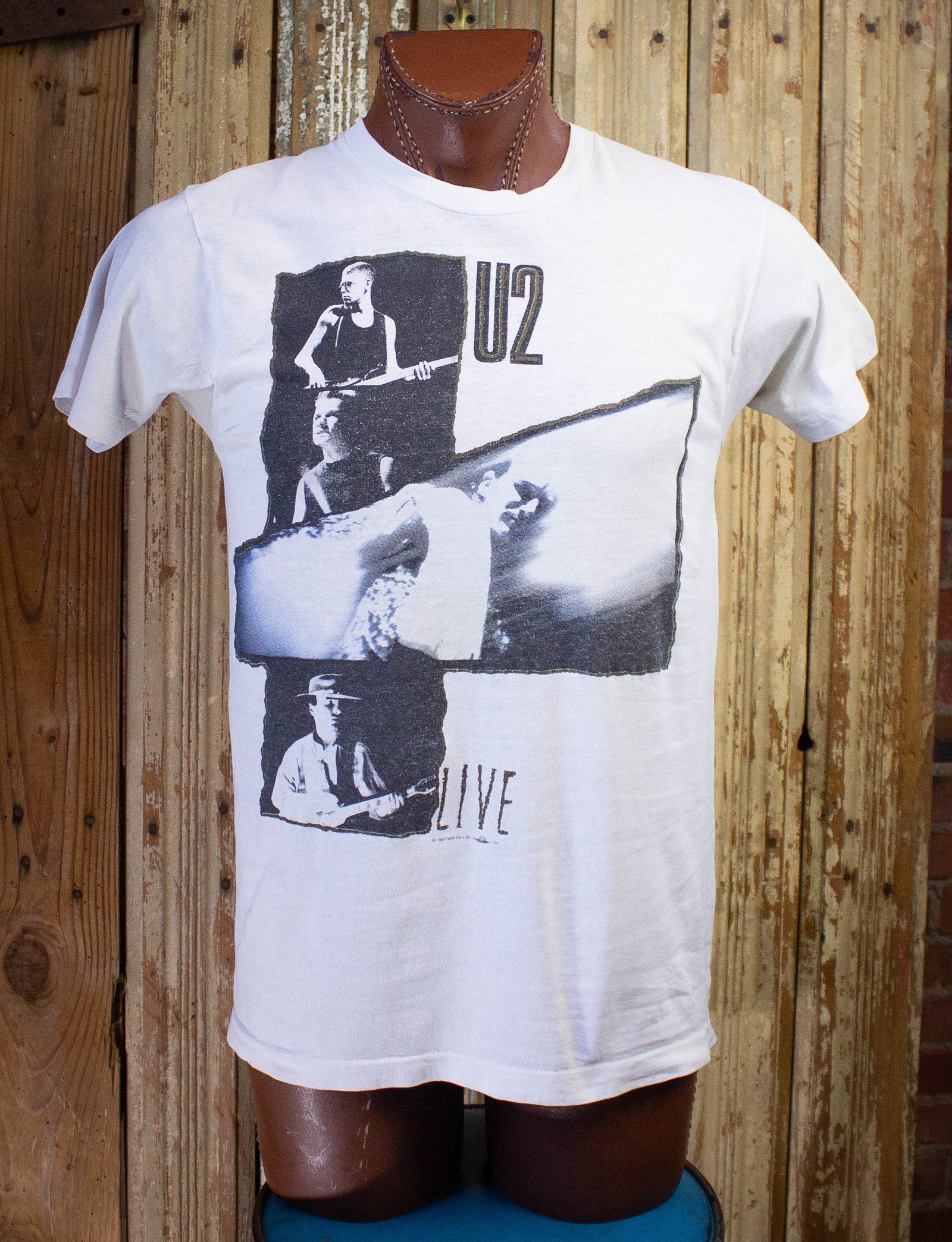 Vintage U2 Joshua Tree Tour Concert T-Shirt 1987 M