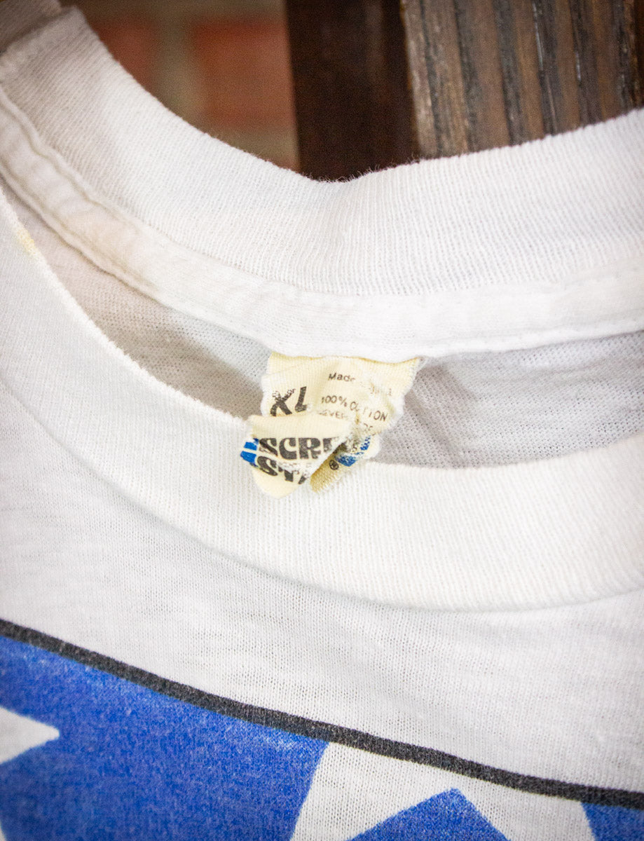 Vintage U2 Joshua Tree USA Flag Concert T Shirt 1987 Large