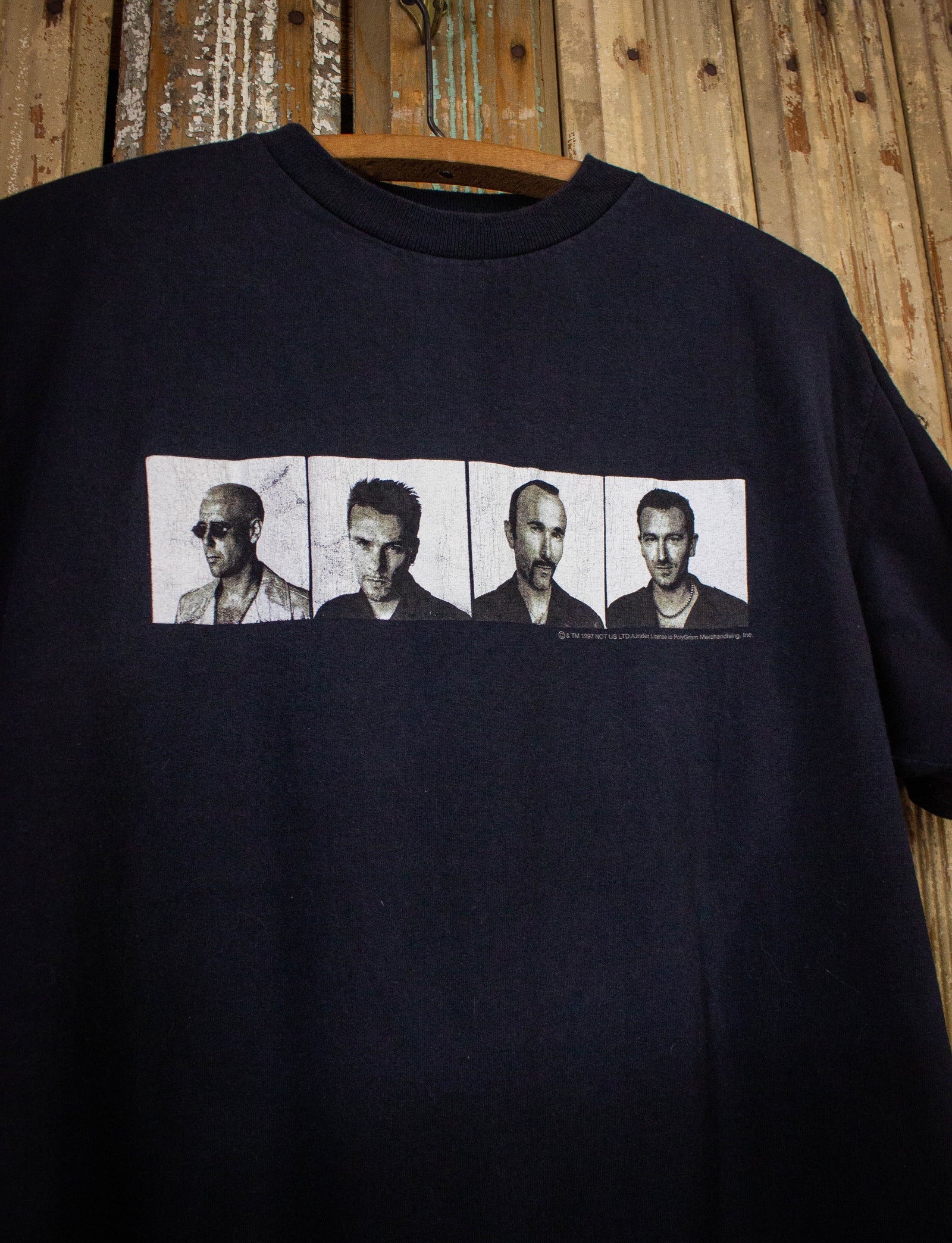 Vintage U2 Pop Mart Concert T Shirt 1997 Black Large