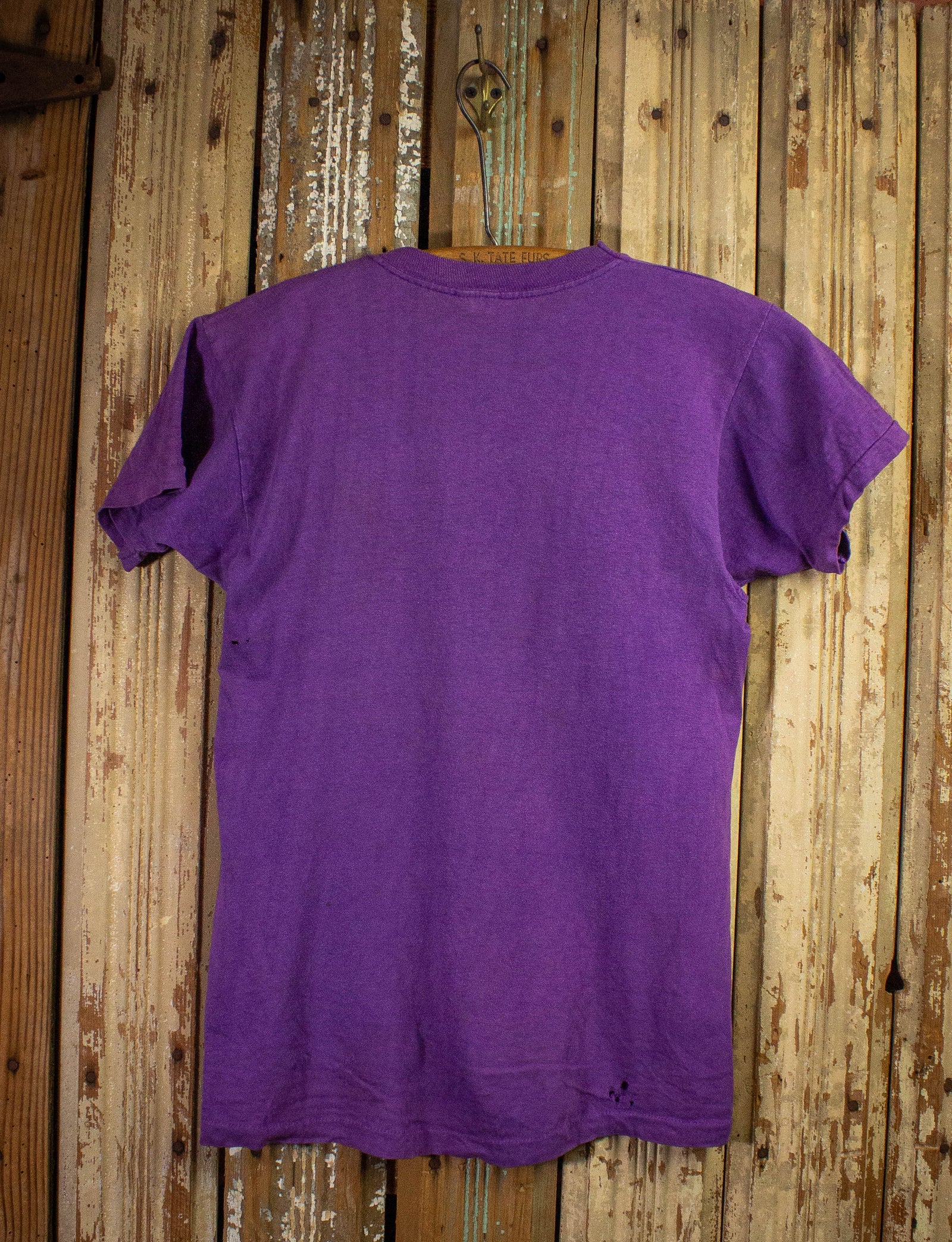 Vintage UT Graphic T Shirt 70s Purple XS