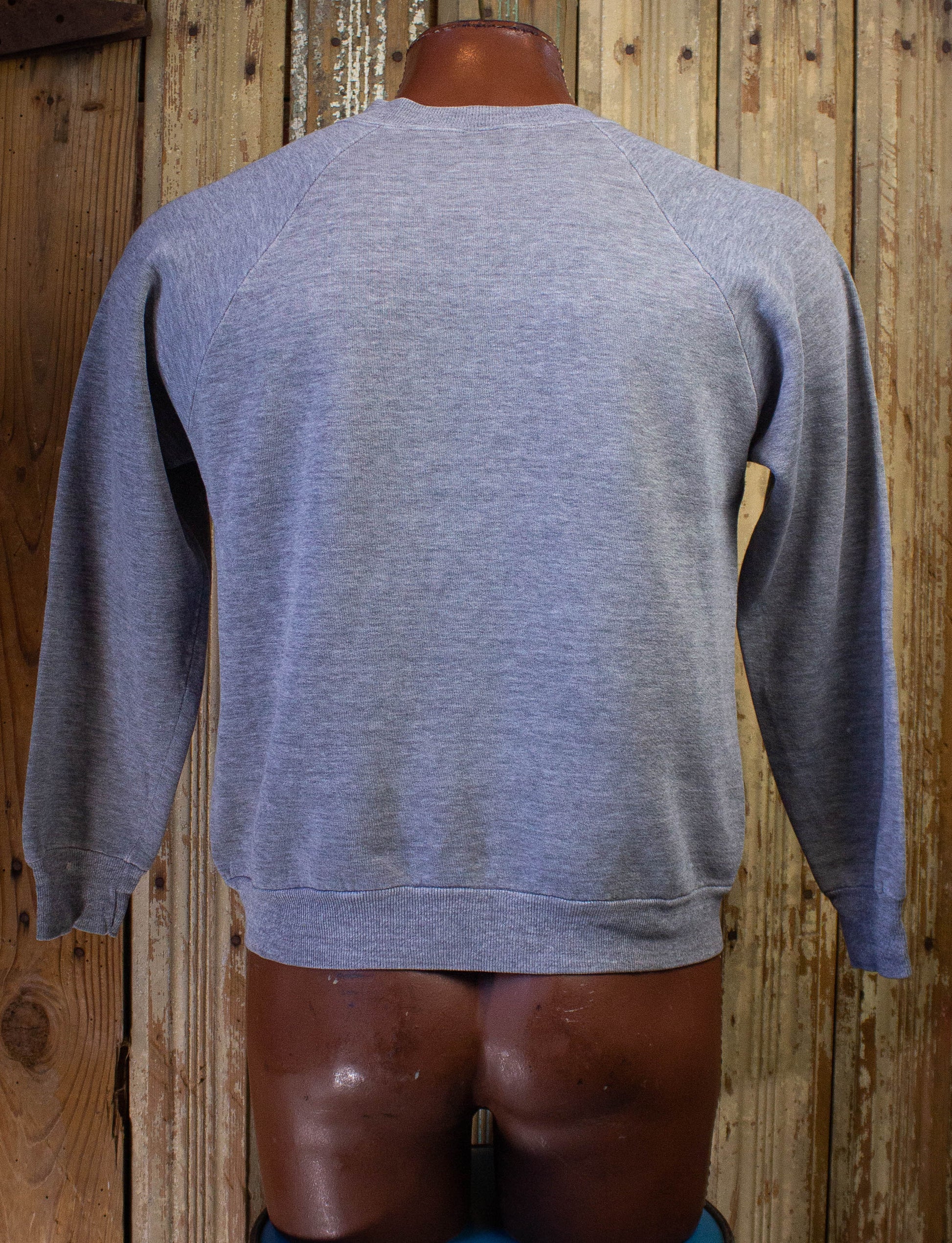 Vintage University Of Montana Graphic Sweatshirt Grey/Orange L