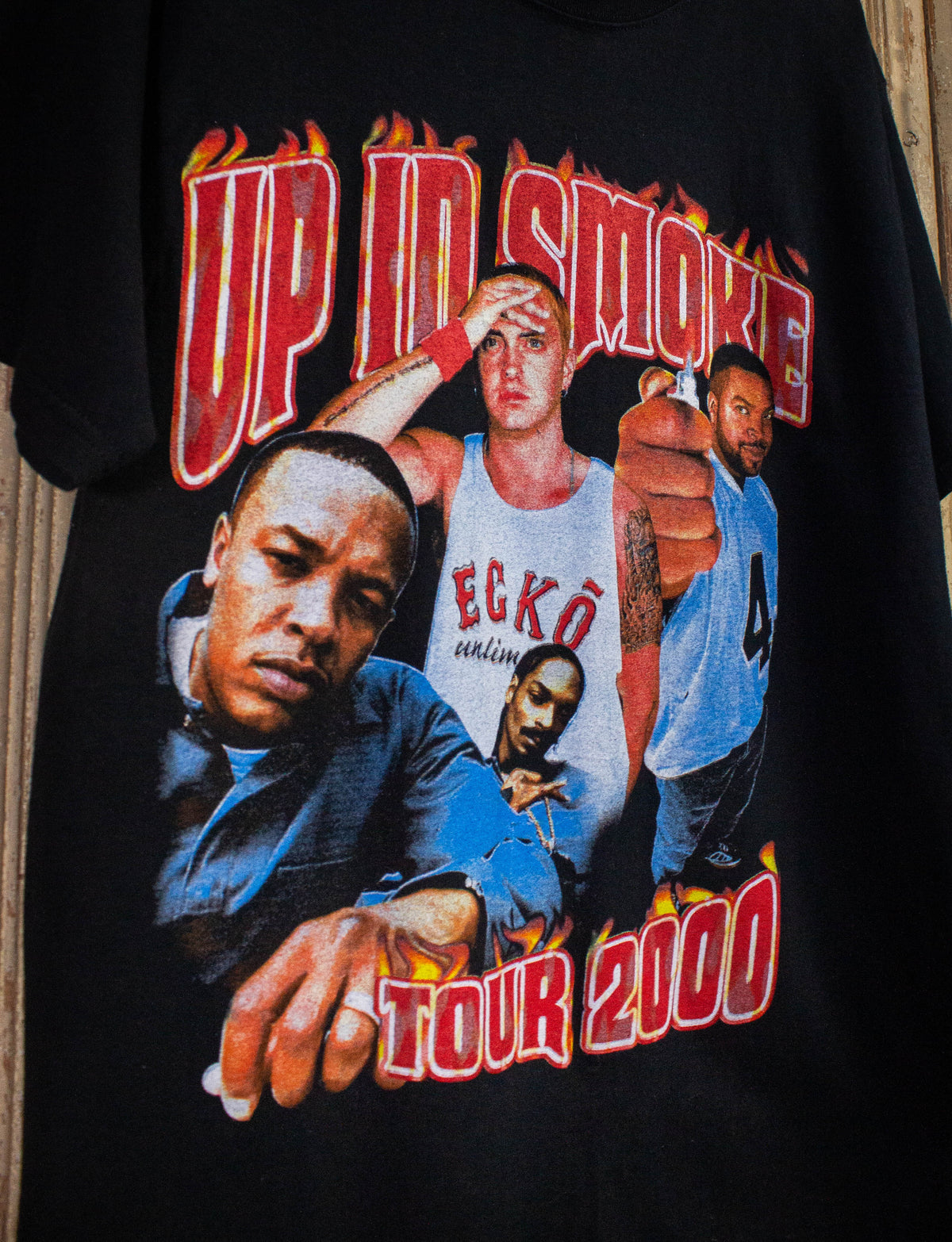 Up Rapper Vintage 2000 Up In Smoke Tour Rap Tee Black Large – Black Shag Vintage