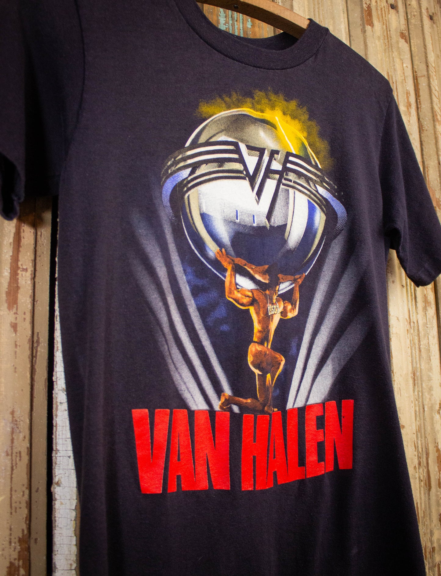 Vintage Van Halen 5150 Tour Concert T Shirt 1986 Black Small XS