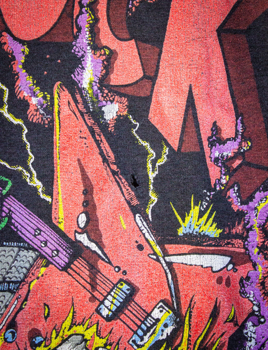 Vintage Van Halen Monsters of Rock Concert T Shirt 1988 Black Large