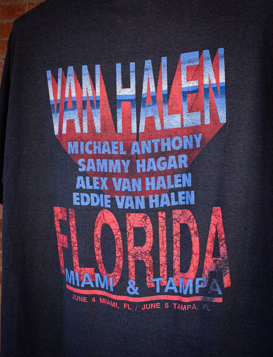 Vintage Van Halen Monsters of Rock Concert T Shirt 1988 Black Large