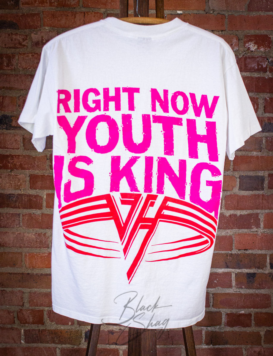 Vintage Van Halen Right Now Concert T Shirt 1992 White Large