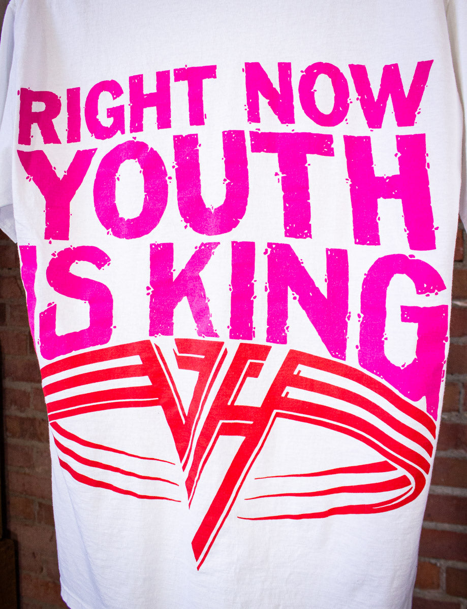 Vintage Van Halen Right Now Concert T Shirt 1992 White Large