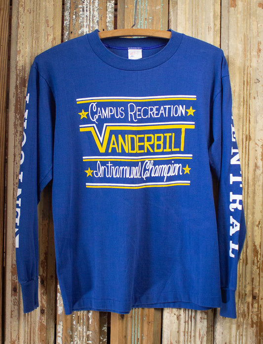 Vintage Vanderbelt Campus Recreation Intramural L/S Graphic T-Shirt 1980s S