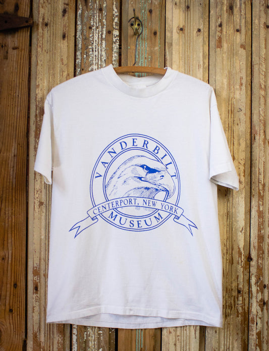 Vintage Vanderbilt Museum Graphic T Shirt White Medium