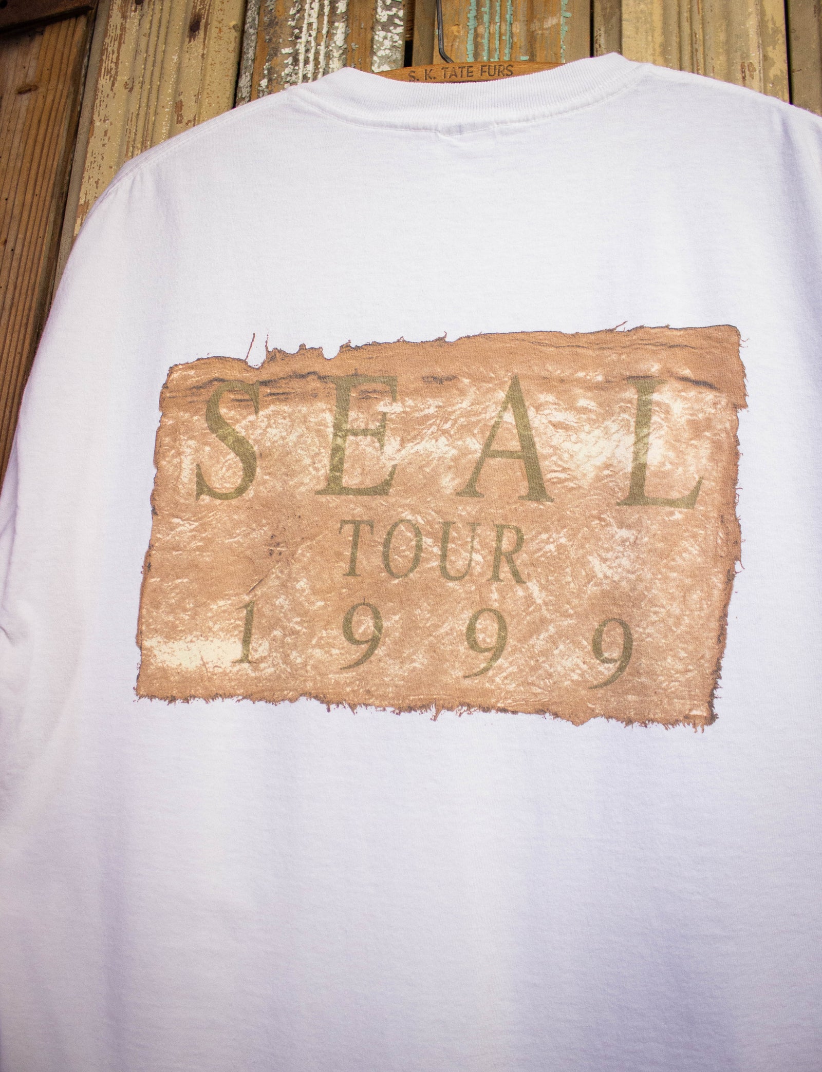 Vintage Vintage Seal Concert T Shirt 1999 White XL