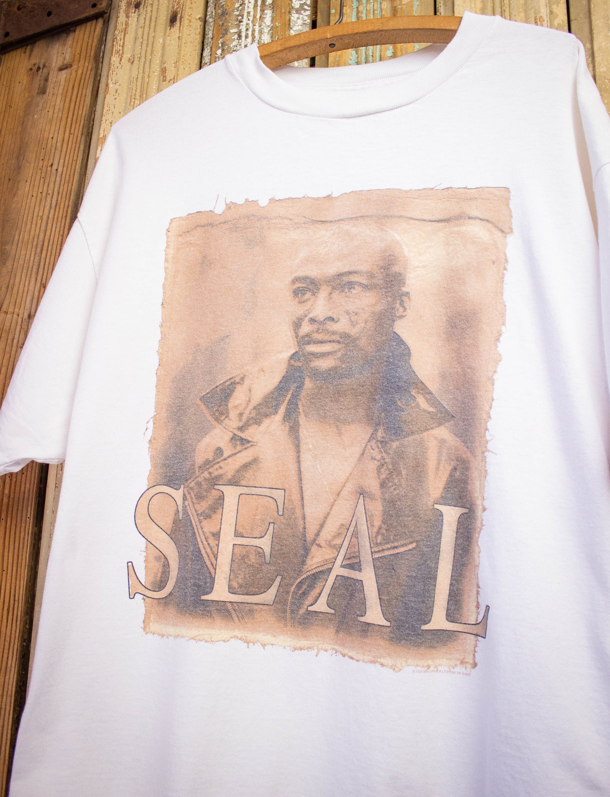 Vintage Vintage Seal Concert T Shirt 1999 White XL