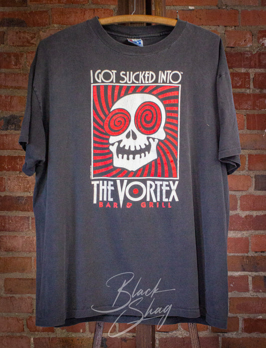 Vintage Vortex Bar & Grill Graphic T Shirt 1993 Black XL