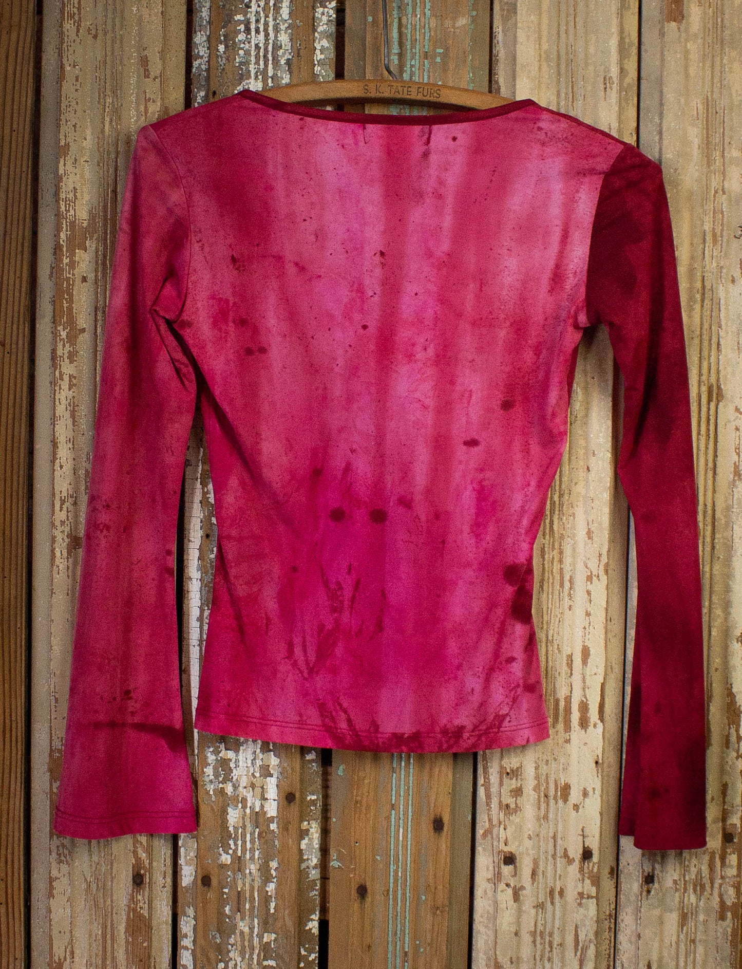 Vintage Wanted Red Lace Up Top 1980s S