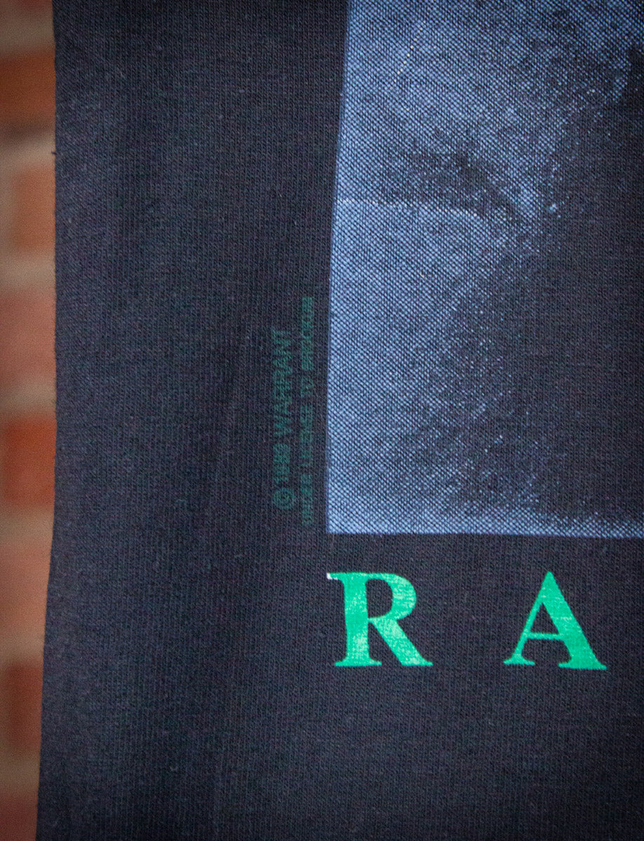 Vintage Warrant Rage N Roll Concert T Shirt 1989 Medium