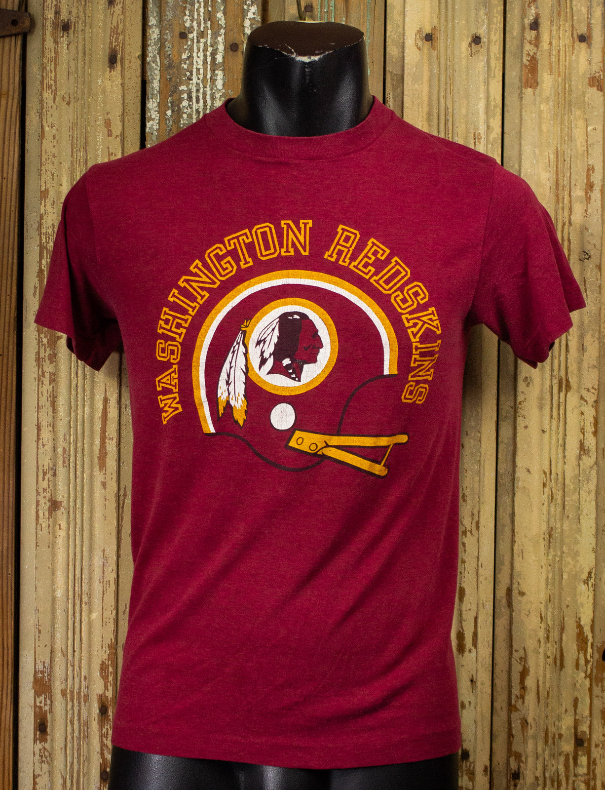 Vintage Washington Redskins NFL Graphic T Shirt 80s Small