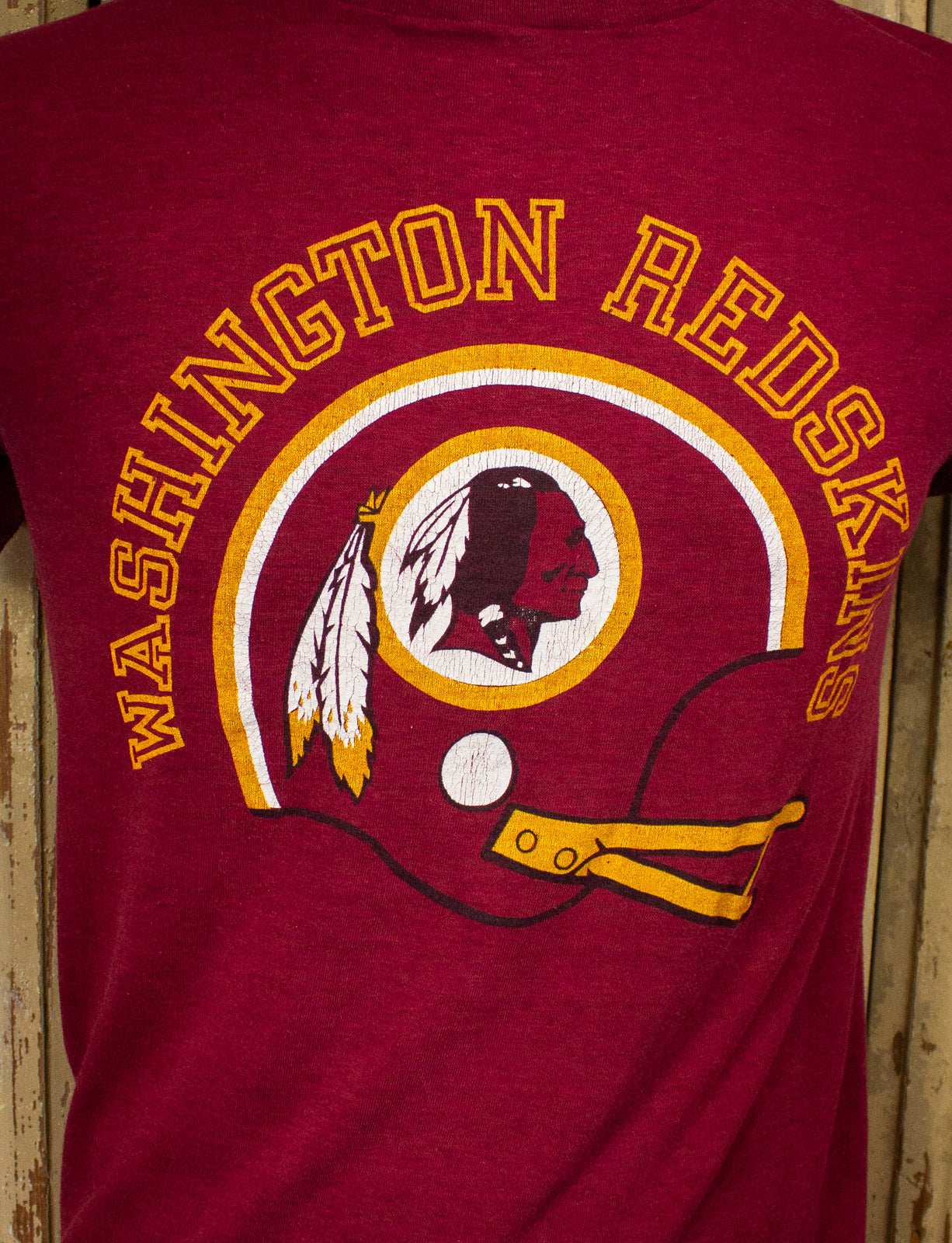 Vintage Washington Redskins NFL Graphic T Shirt 80s Small