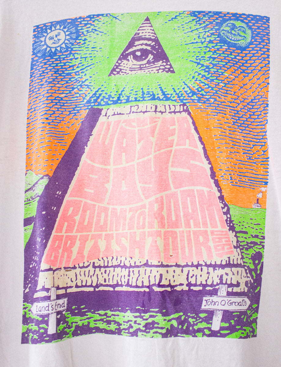Vintage Water Boys Room to Roam Concert T Shirt 1990 White XL