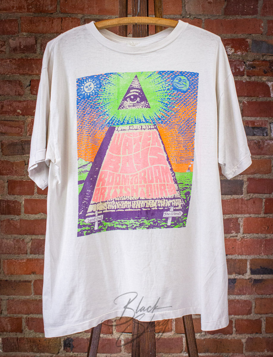 Vintage Water Boys Room to Roam Concert T Shirt 1990 White XL