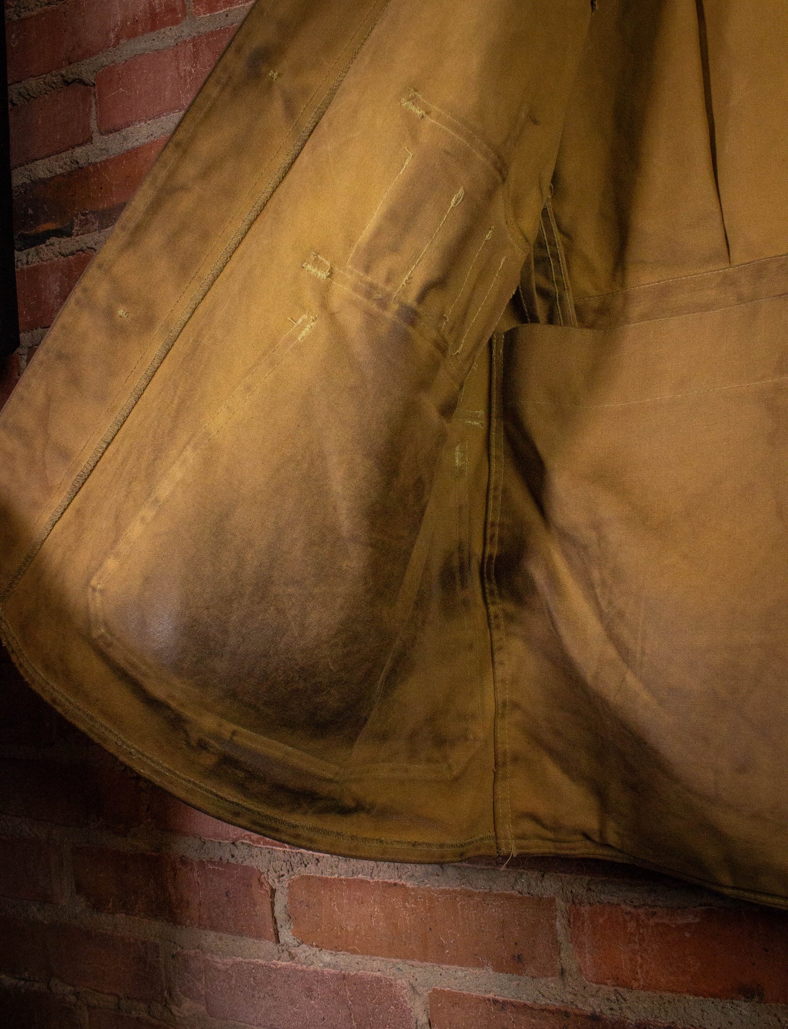 Vintage Filson Waxed Work Wear Jacket Tan XL