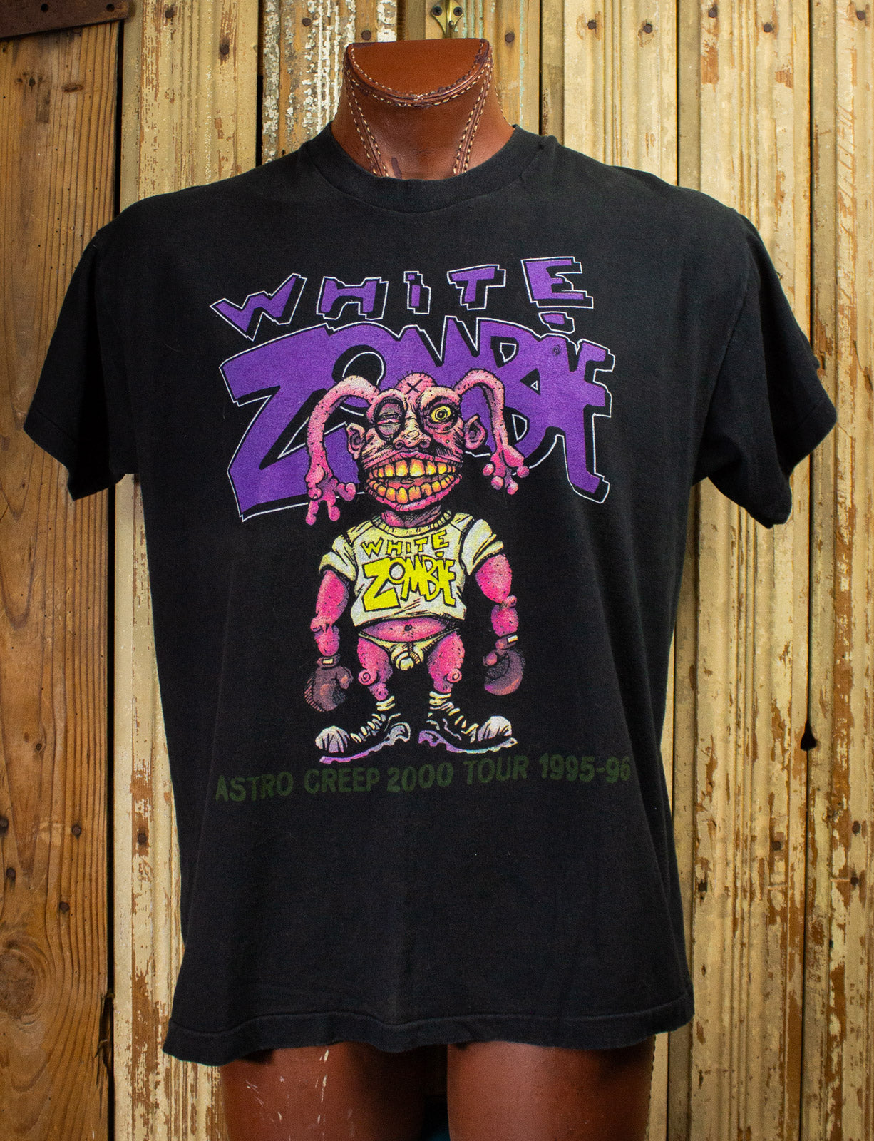 Vintage White Zombie Astro Creep 2000 Concert T Shirt 1995/96 Black XL