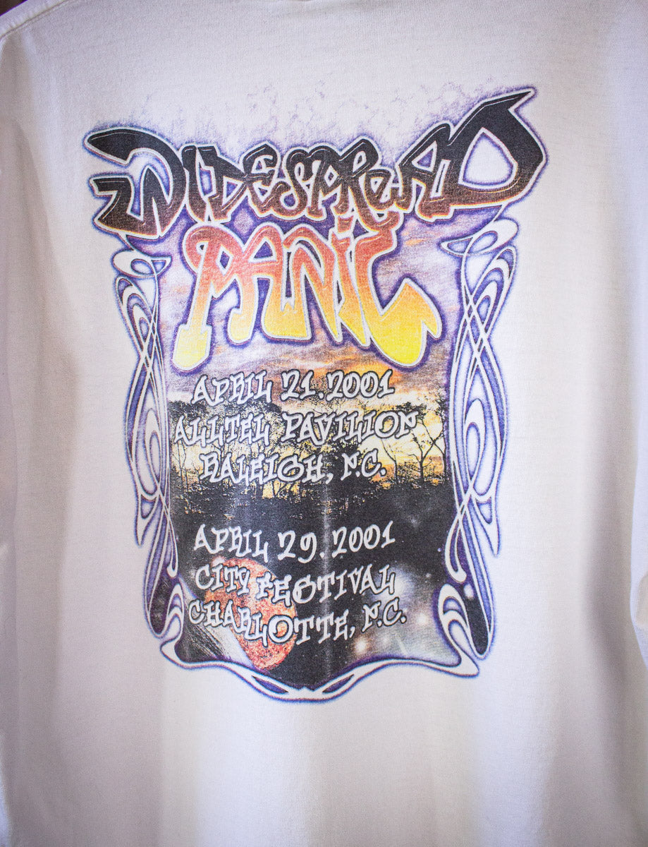 Vintage Widespread Panic Concert T Shirt 2001 White XL