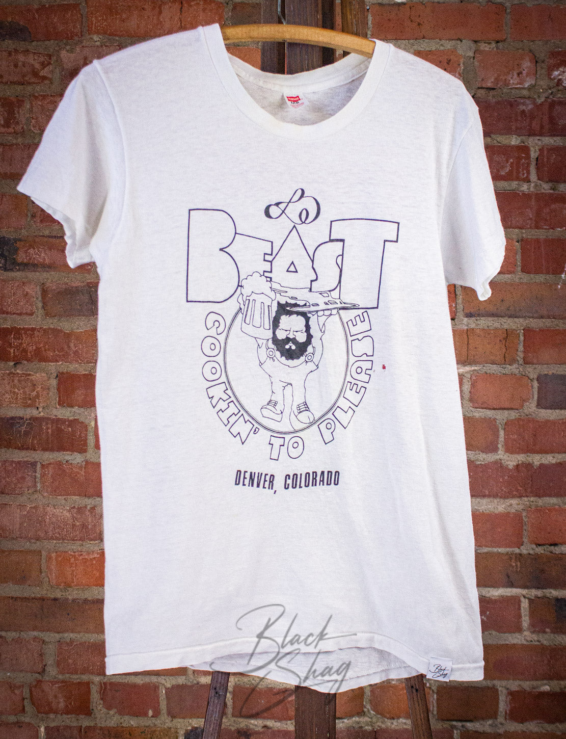 Vintage Willie Nelson Beast Crew Concert T Shirt 1979 White Small