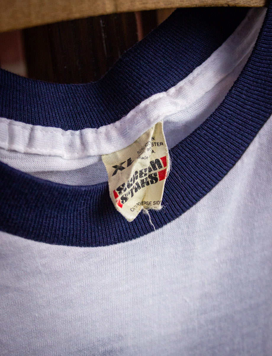 Vintage Willie Nelson Texas Concert Ringer T Shirt 1984 Large