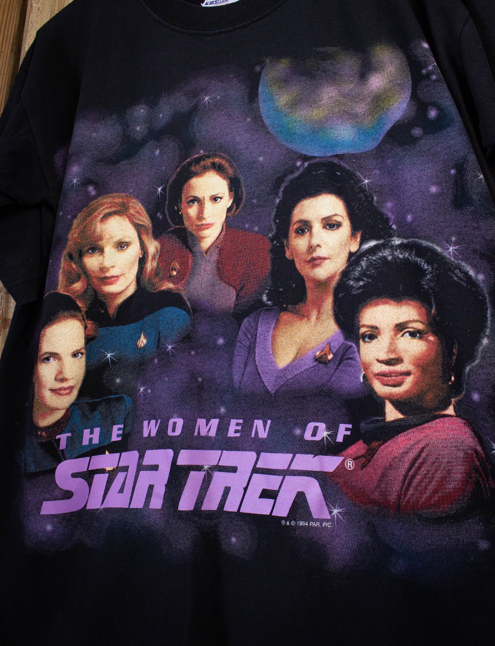 Vintage Women Of Star Trek Graphic T-Shirt 1994 L