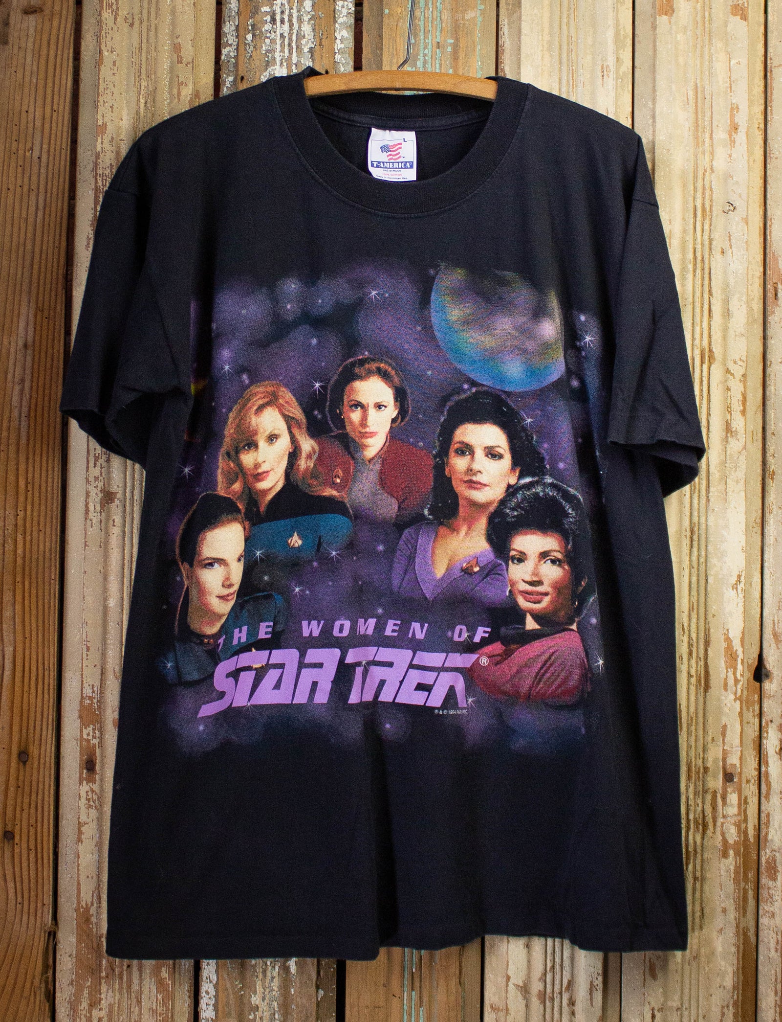 Vintage Women Of Star Trek Graphic T-Shirt 1994 L