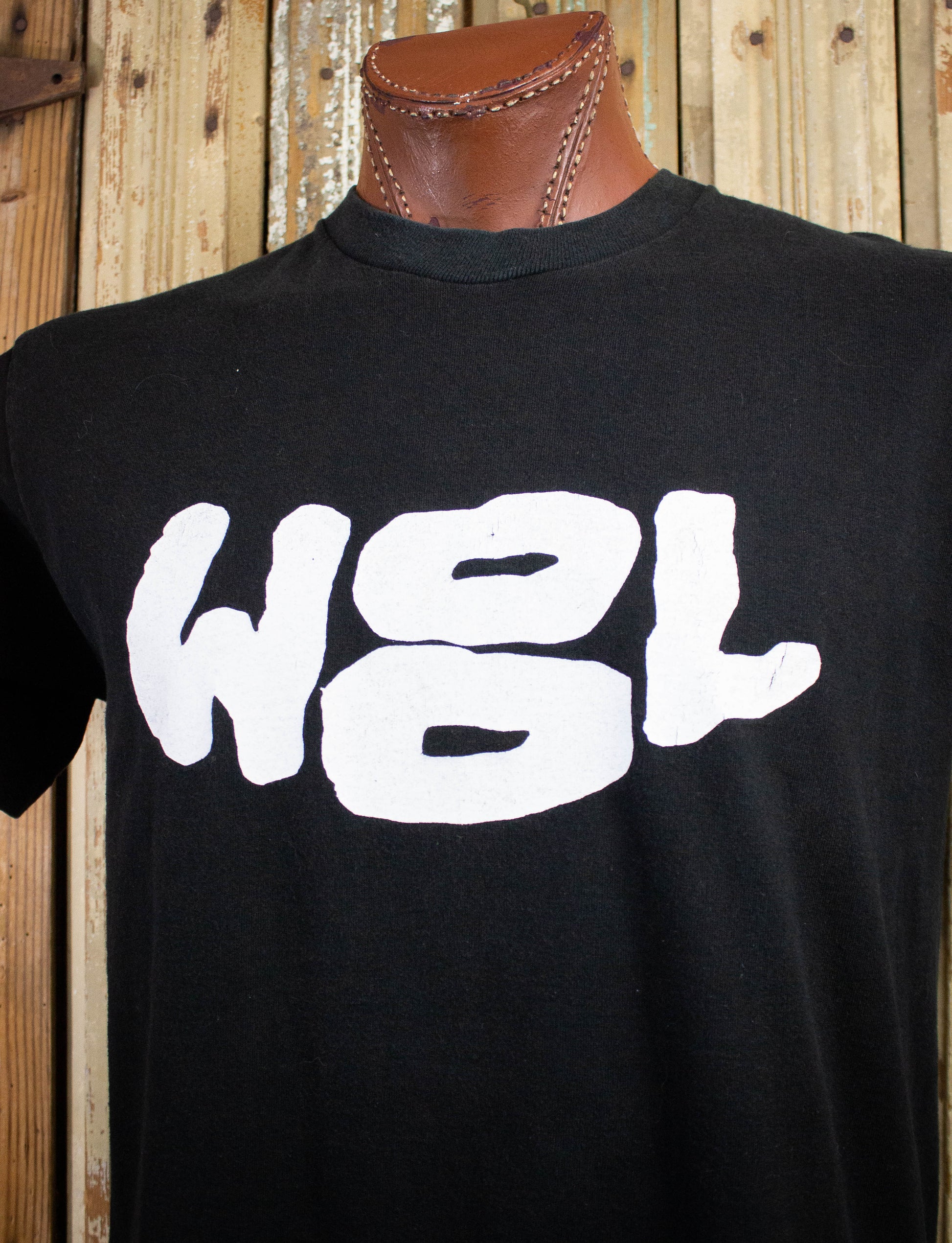 Vintage Wool Rx Concert T Shirt 90s Black Large