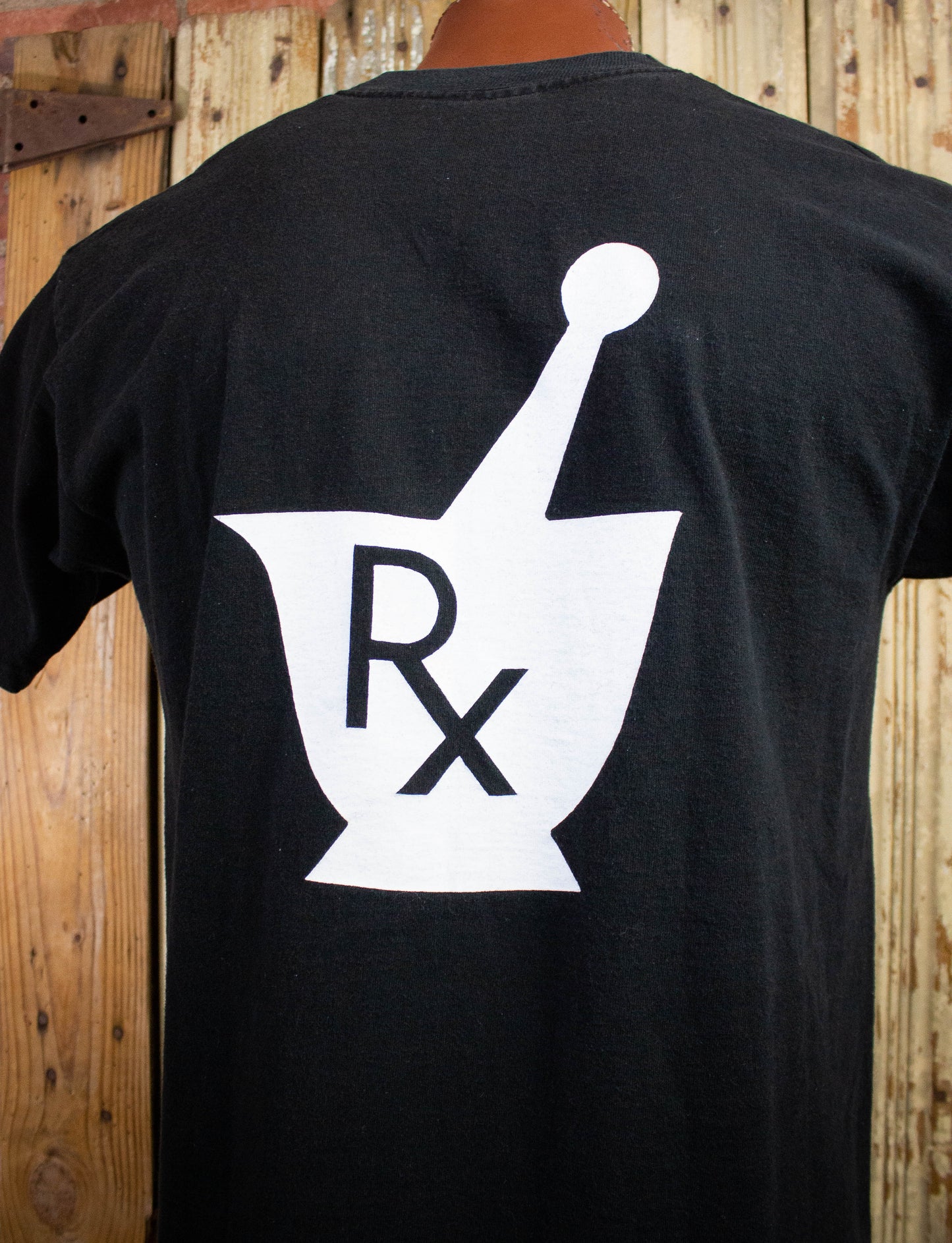 Vintage Wool Rx Concert T Shirt 90s Black Large