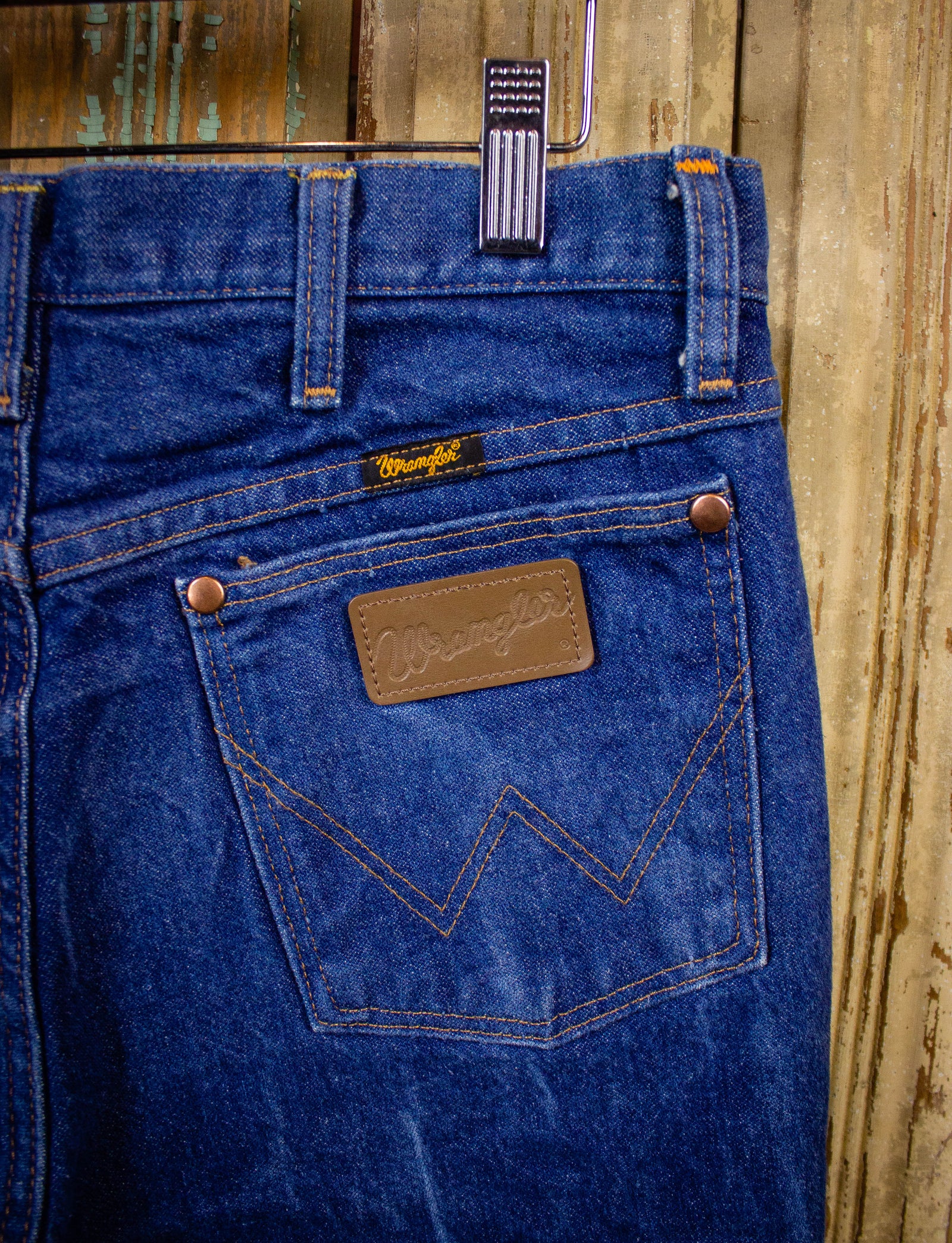Vintage Wrangler Cutoff Denim Shorts Dark Wash 32w
