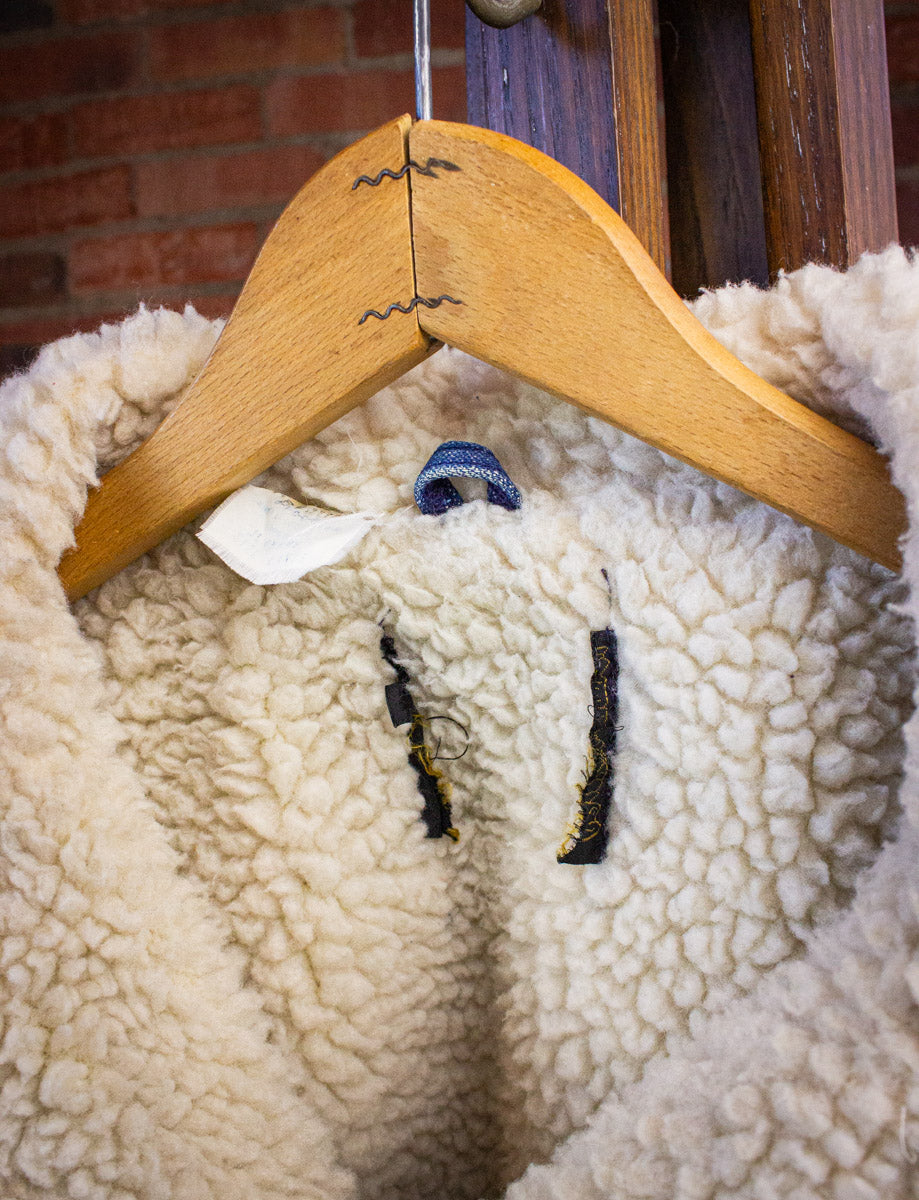 Vintage Wrangler Sherpa Denim Jacket XL