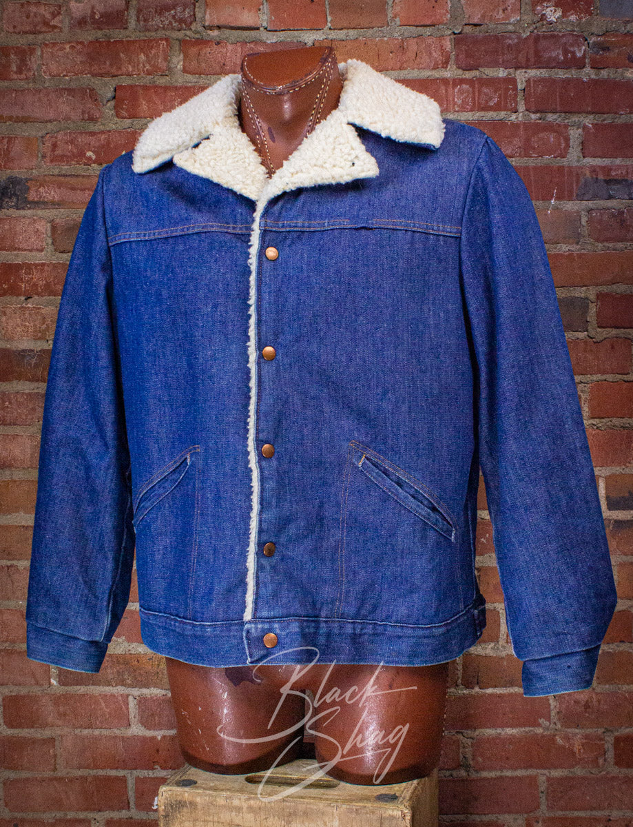 Vintage Wrangler Sherpa Denim Jacket XL