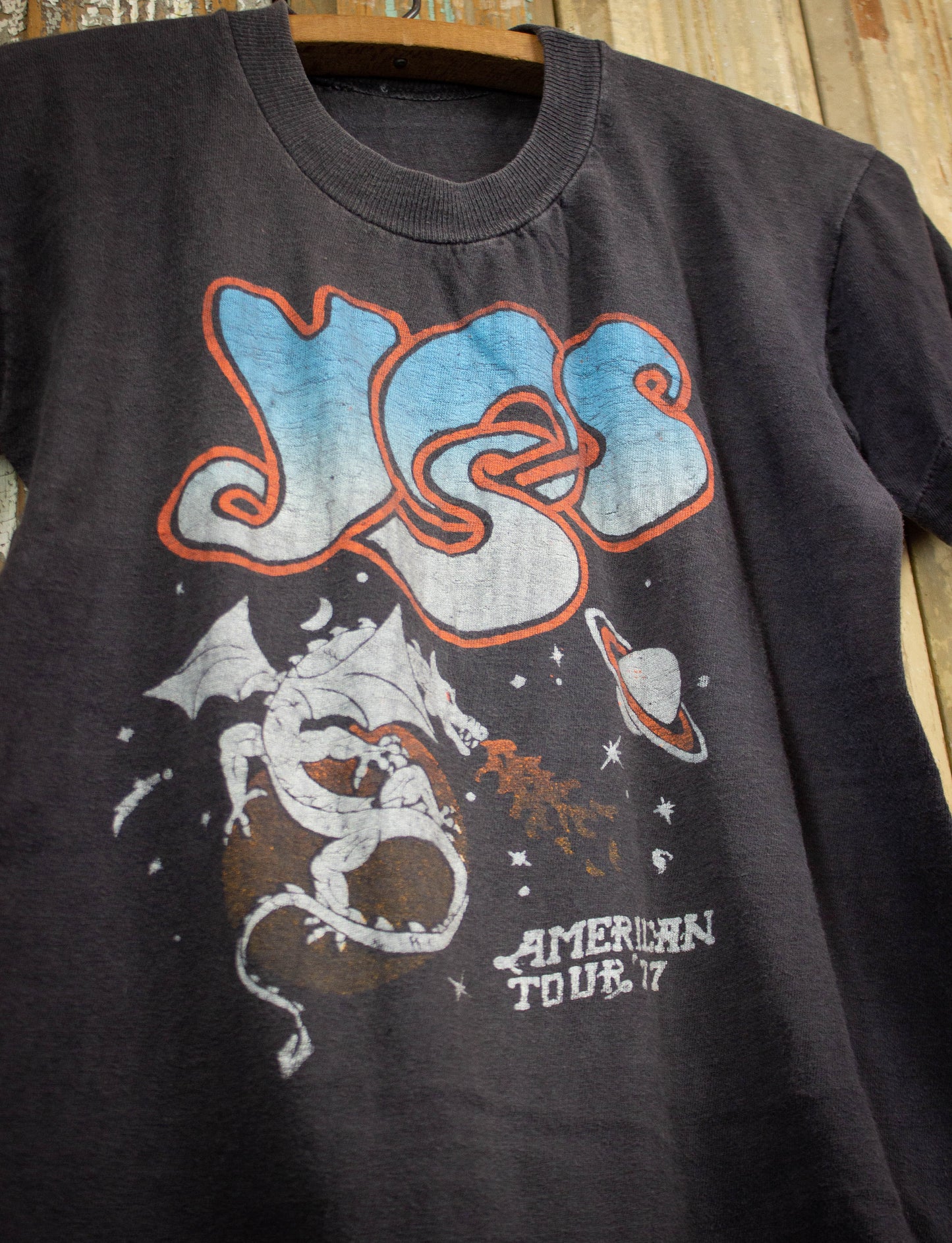 Vintage Yes American Tour Concert T-Shirt 1977 XS