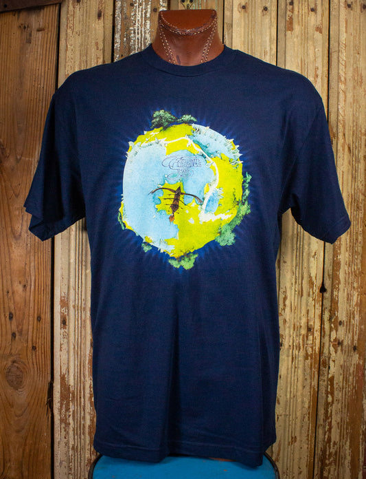 Vintage Yes Fragile Concert T Shirt 2002 Blue XL