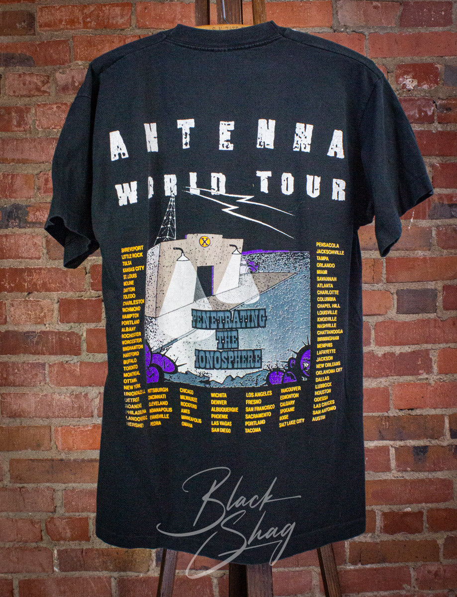 Vintage ZZ Top Antenna World Tour Concert T Shirt 1994 Black Large