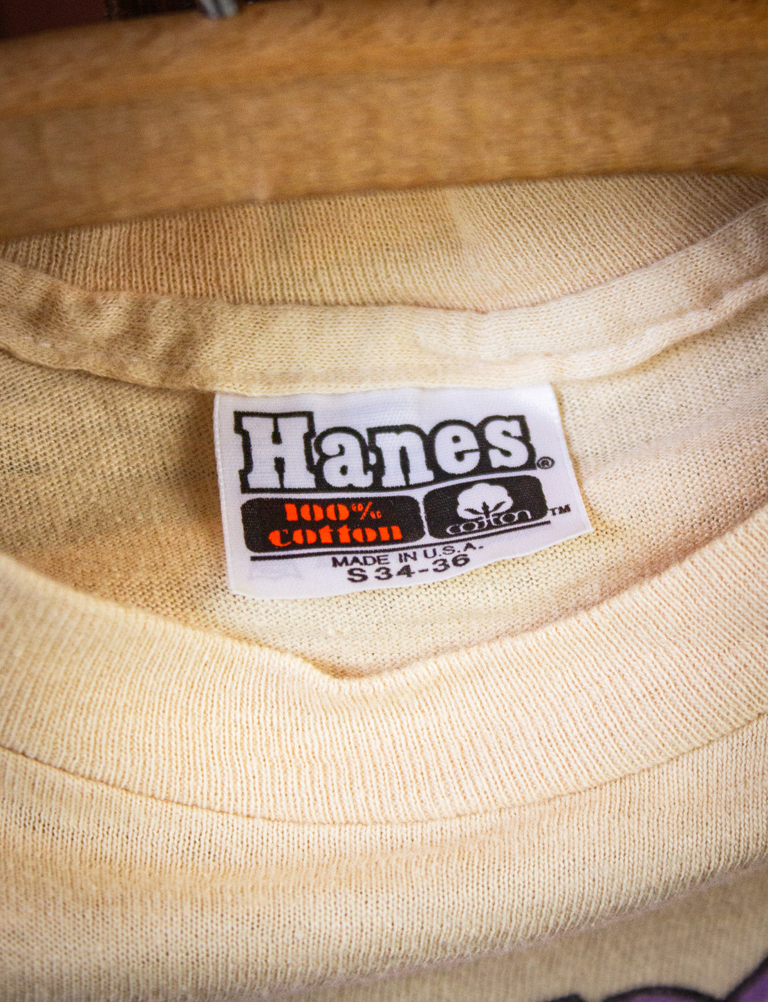 Vintage ZZ Top El Loco Concert T Shirt 1982 Tan XS