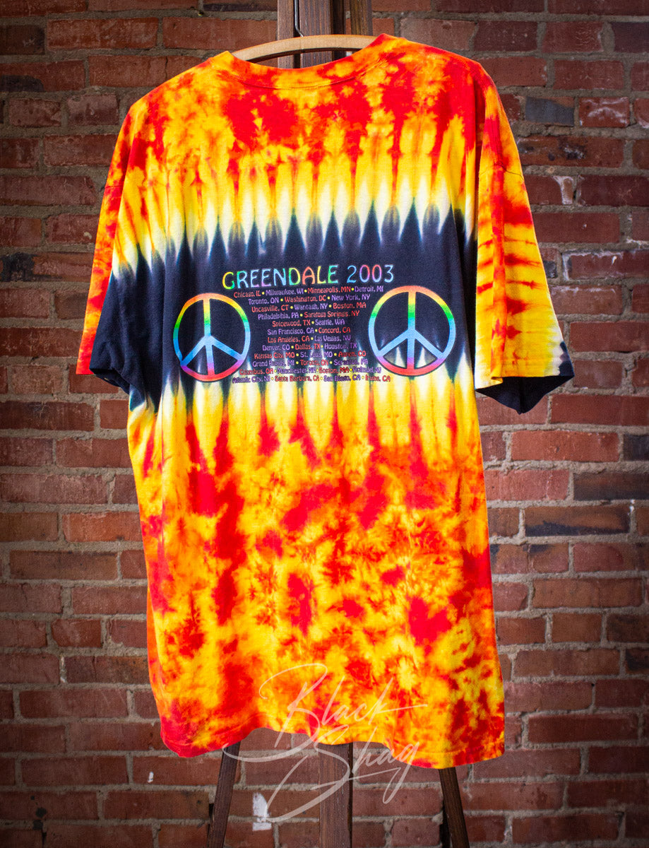 Vintage Neil Young Crazy Horse Concert T Shirt 2003 Tie Dye 2XL