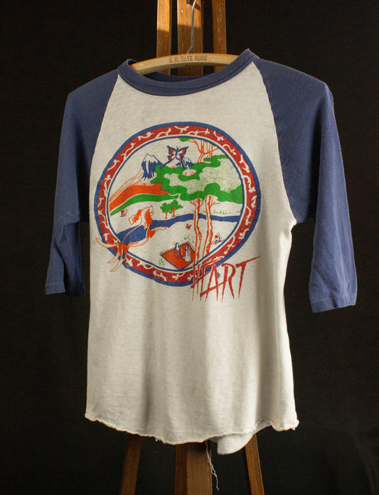Vintage Heart 1978 Dog N Butterfly Tour Raglan Concert T Shirt S