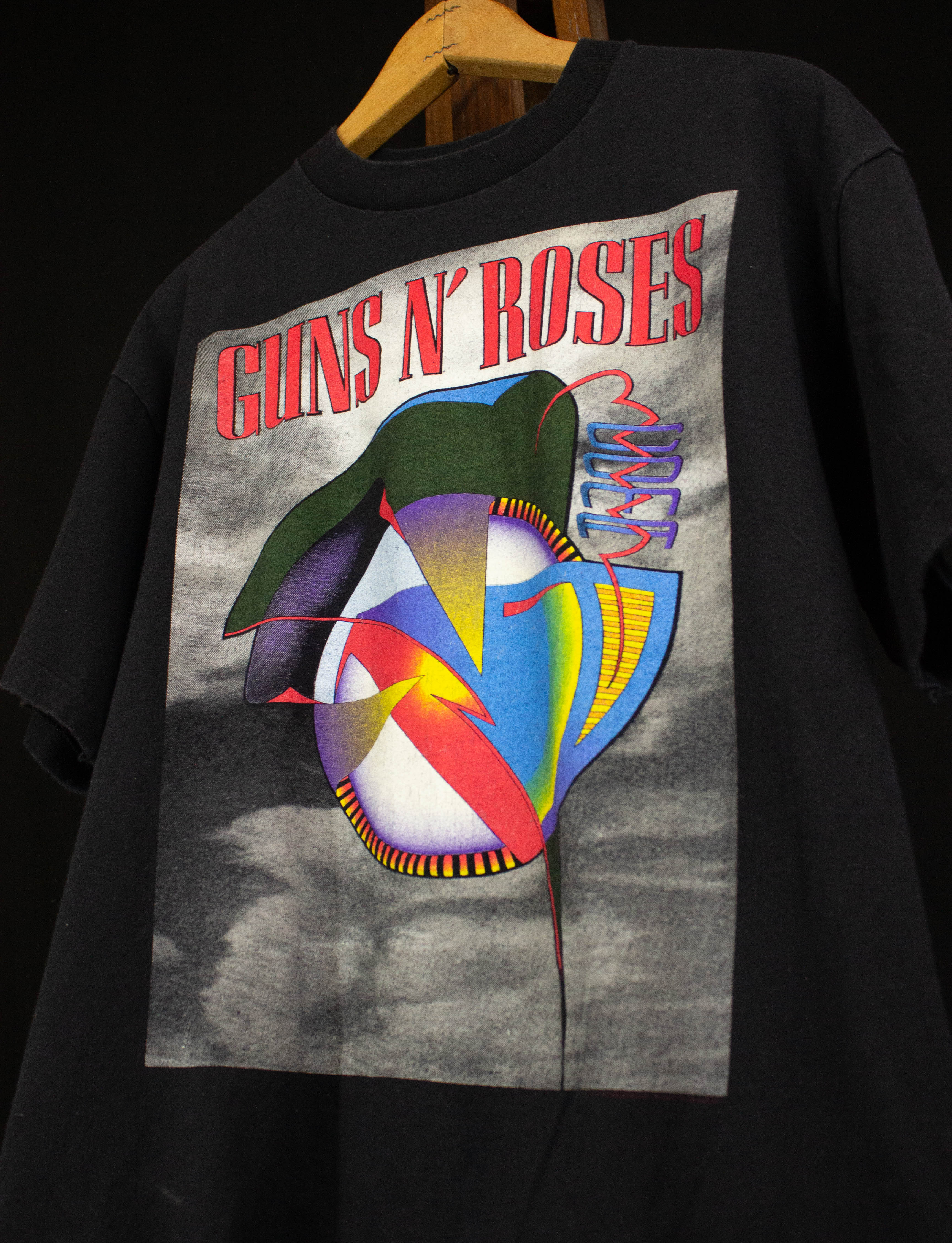 Vintage 1993 Guns n' Roses Coma World Tour Concert T Shirt