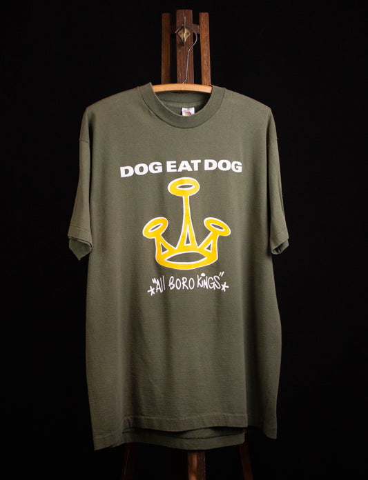 Vintage 1994 Dog Eat Dog "All Boro Kings" Promo T Shirt Green XL