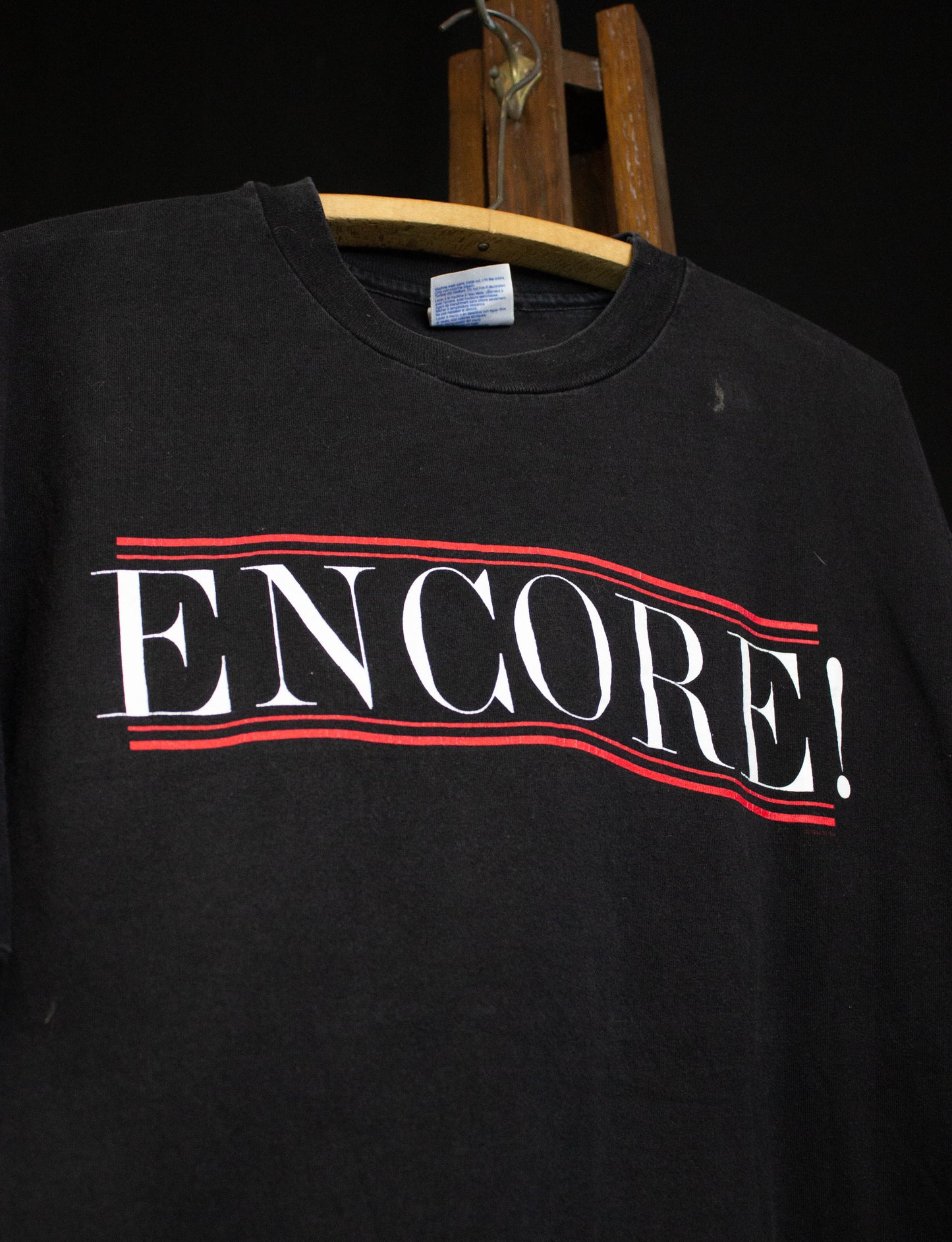 Vintage 1994 Encore! The Three Tenors: Carreras, Domingo and Pavarotti Concert T Shirt Black XL